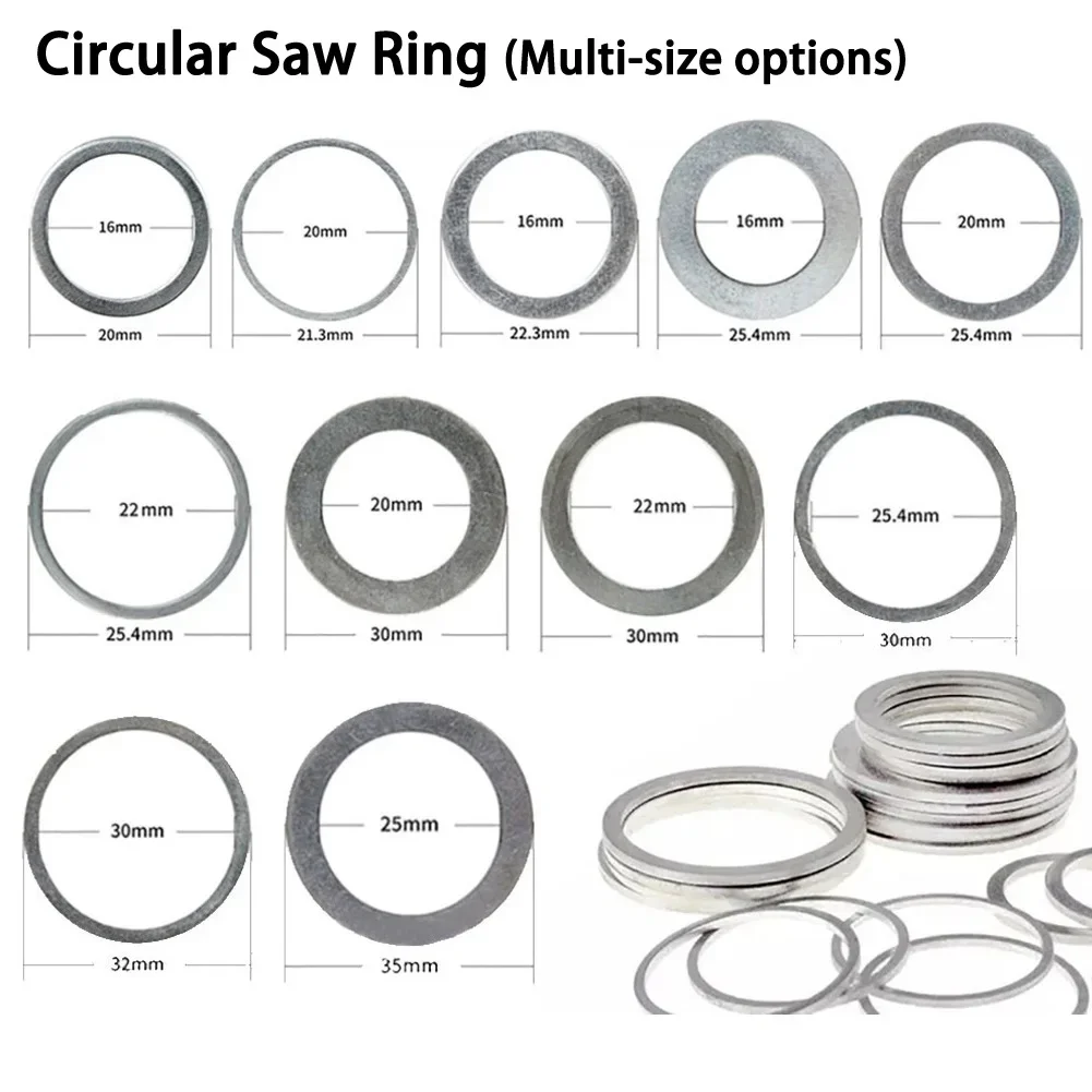 Saw Blade Reducing Rings | 16-32mm Arbor Adapter Set | Professional Woodworking Tools - Thumbnail 3