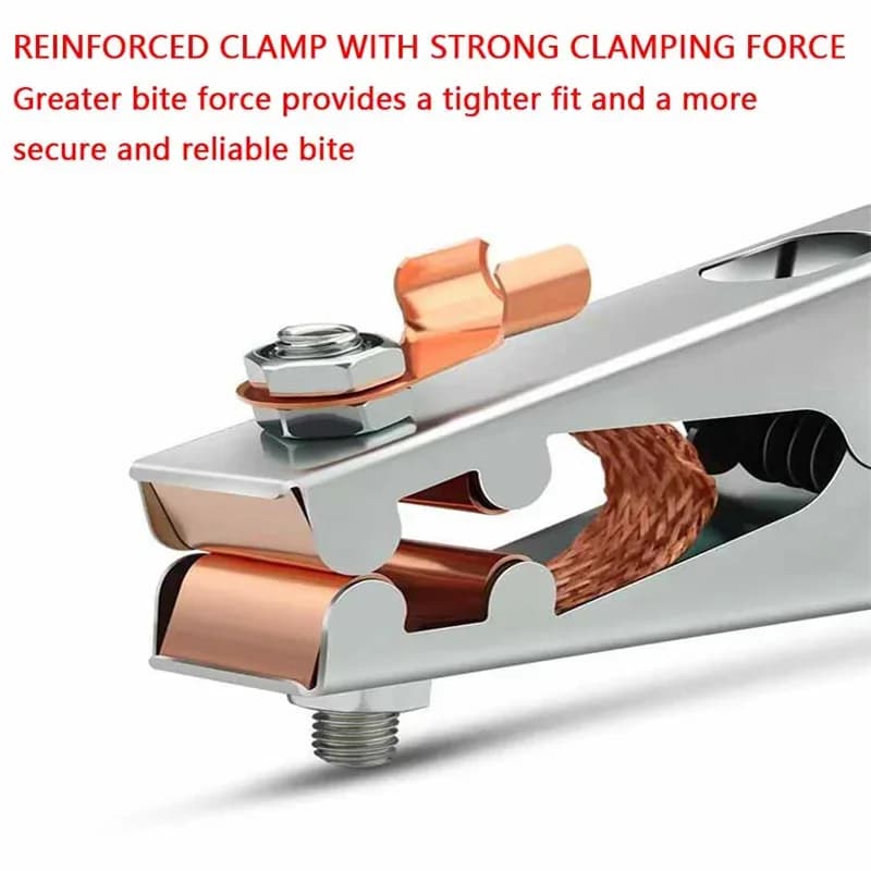 Welding Ground Clamp | 300A-1000A Heavy-Duty Earth Connection | Secure Arc Welding Work Clamp - Thumbnail 6
