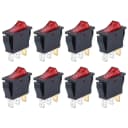 8pcs Red