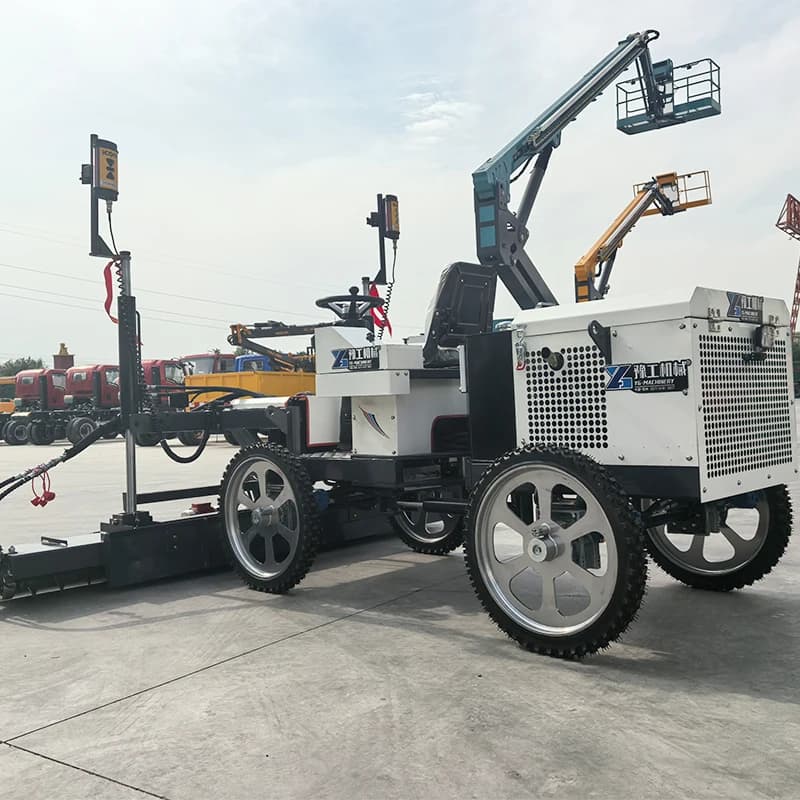 Laser Screeding Machine | 4WD Hydraulic System | Telescopic Arm for Precision Concrete Leveling - Thumbnail 2