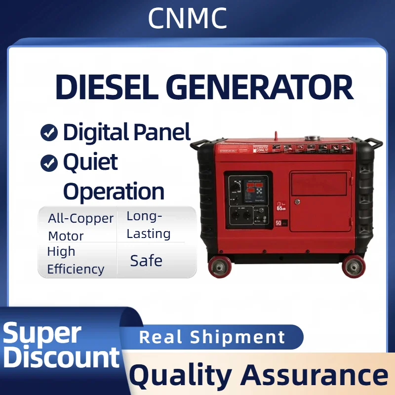 Silent Diesel Generator | 230V Ready-to-Use Power Station | Low-Noise Travel & Backup - Thumbnail 2
