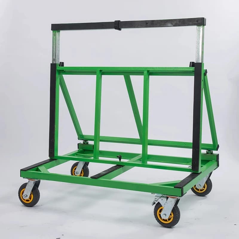Glass & Door Transport Cart | Heavy-Duty Silent Wheels | Foldable & Retractable Design - Thumbnail 5