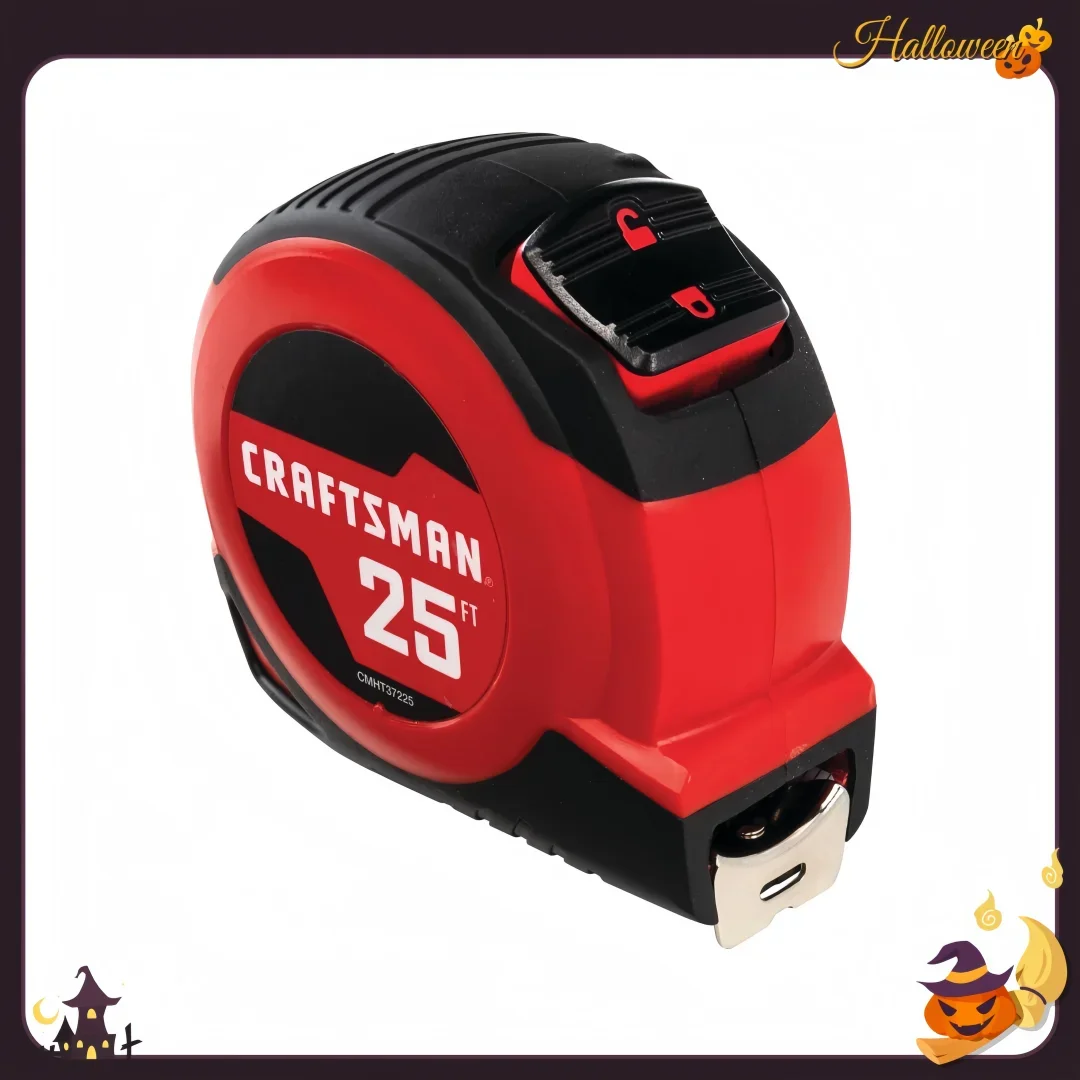25-Foot Tape Measure | Self-Locking Blade with Fraction Markings for Precision Work - Thumbnail 3