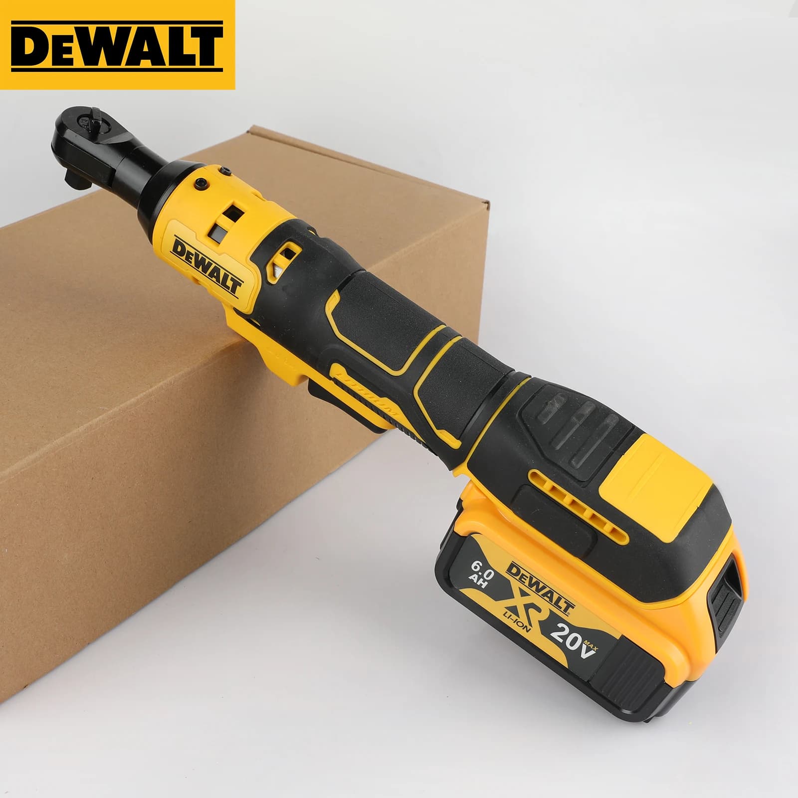 DeWalt DCF512B 20V Brushless Right Angle Wrench | Compact Ratchet for Tight Spaces | 95Nm Torque - Thumbnail 2