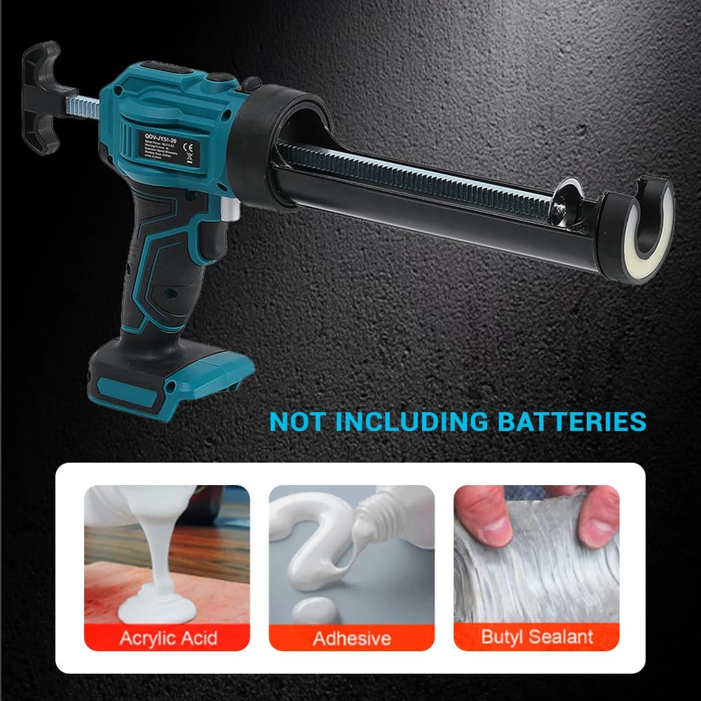 Professional Cordless Caulking Gun | 4-Speed Wireless Sealant Applicator | Compatible with Makita Batteries - Thumbnail 4
