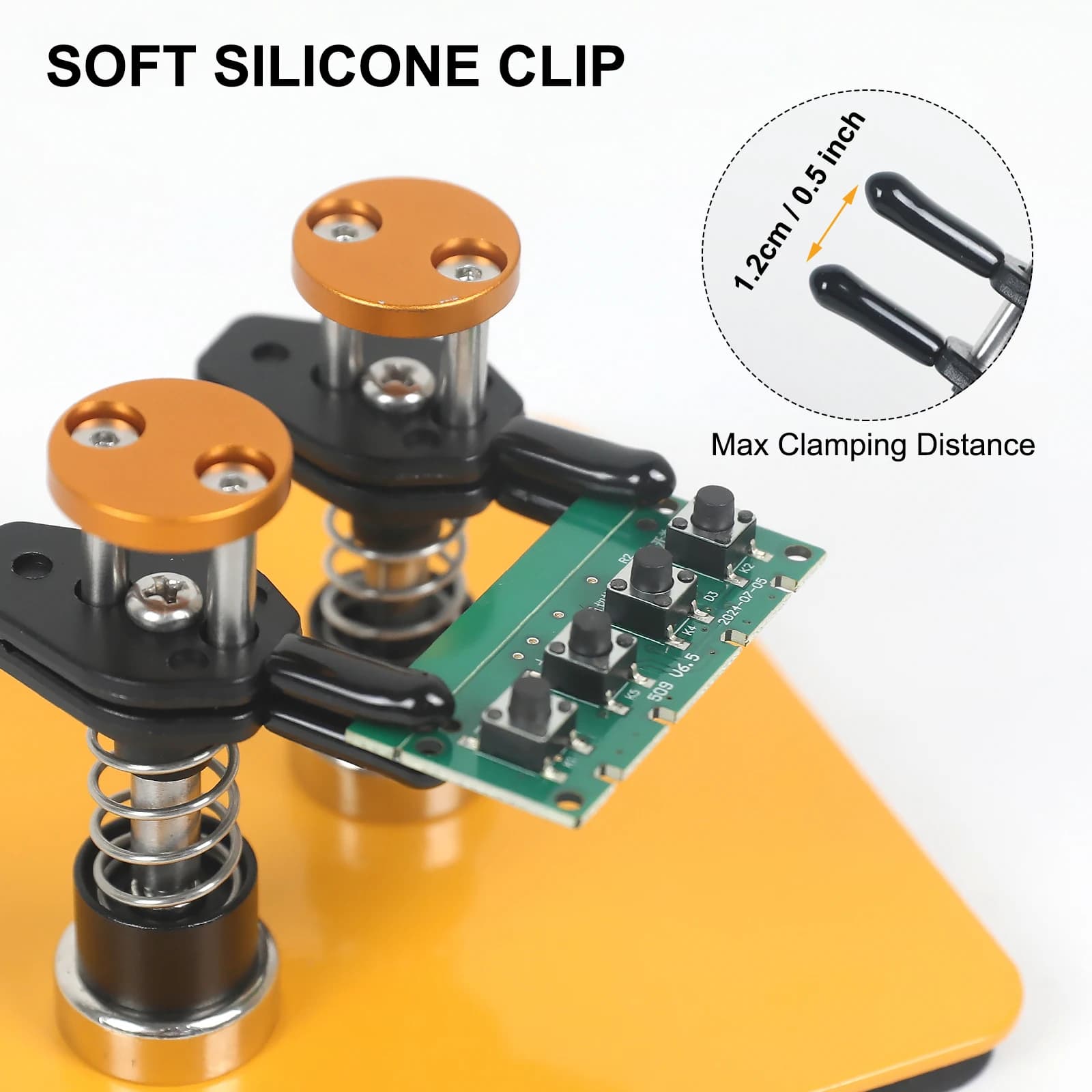 Magnetic Helping Hand Tool | Flexible Arms & Alligator Clips | Soldering & Electronic Repair - Thumbnail 2