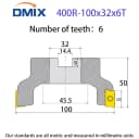 400R-100x32x6T