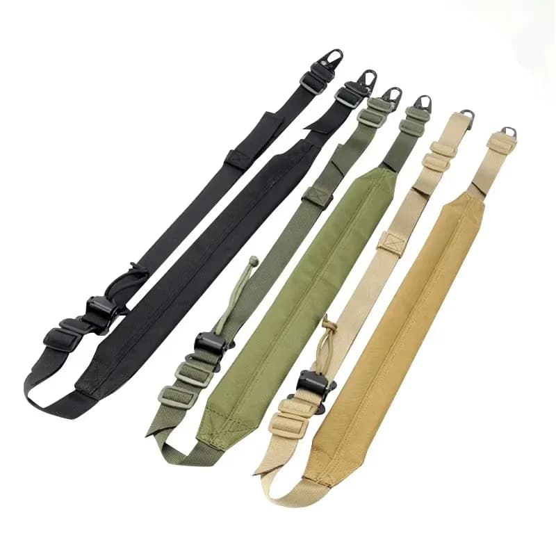 Adjustable Rifle Sling | Padded 2-Point Shoulder Strap | Quick-Release Tactical Design - Thumbnail 2