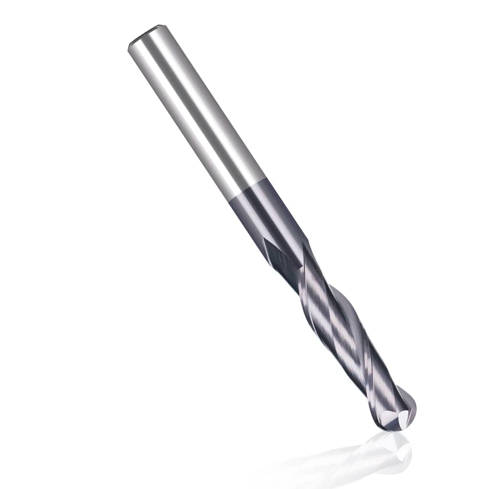 XCAN 2 Flutes Ball Nose End Mill 6.35mm Tungsten Carbide Cut - Premium Industrial & Machinery > Manufacturing & CNC with professional quality and features