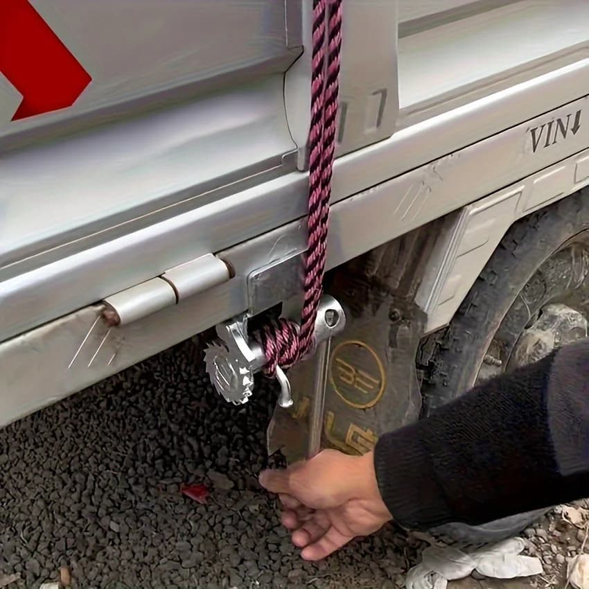Rope Lever Hoist | Ratchet Tensioner | Manual Load Binding Fastener - Thumbnail 4