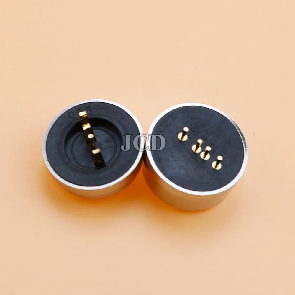 Magnetic Pogo Pin Connector | 3-Pin & 4-Pin Waterproof | 360° Blind-Mating for DC & Signal - Thumbnail 4