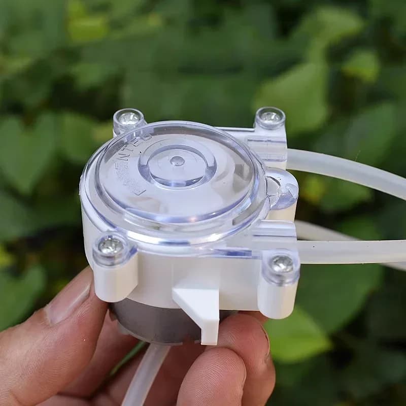 Peristaltic Dosing Pump | DC 6V-12V Mini Liquid Squeeze Pump | 500 RPM for Lab Ink Sampling Applications - Thumbnail 4