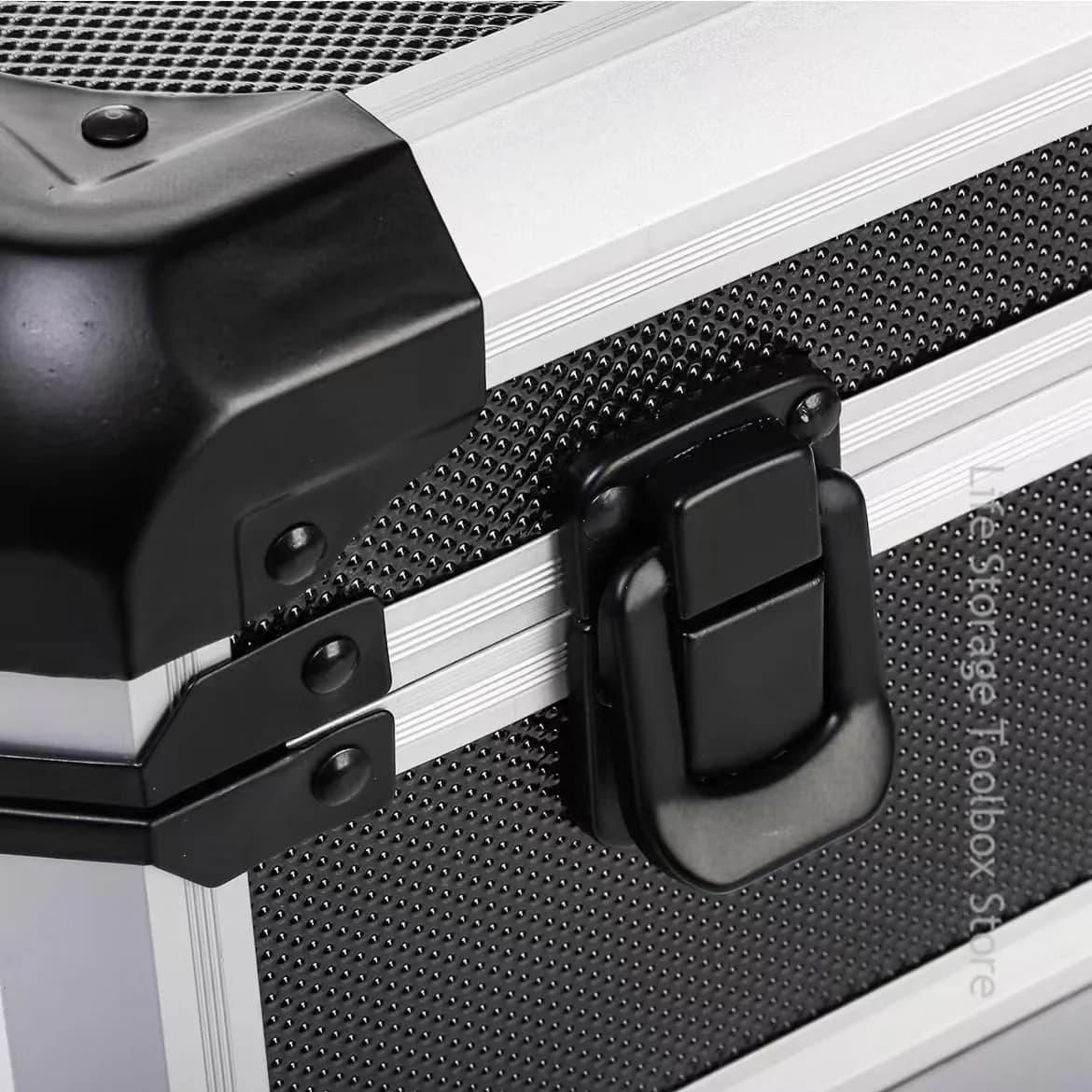 Aluminum Tool Box | Multifunctional Drawer-Type Organizer | Electrician & Mechanic Suitcase - Thumbnail 4