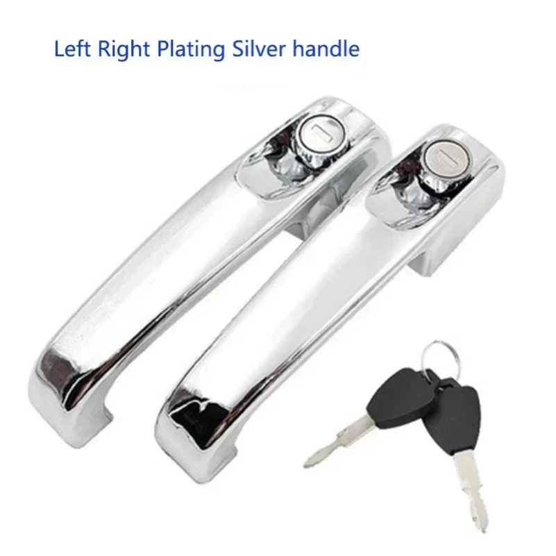 Heavy-Duty Universal Forklift Door Handle | 502 Type Metal Lock | For Tractor Loader Engineering Auto - Thumbnail 5
