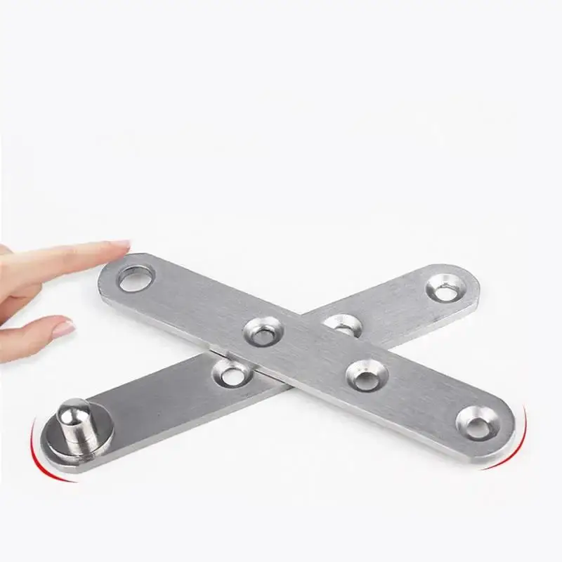 360 Degree Rotating Shaft Hinge | Stainless Steel Positioning Hinge | Concealed Cabinet Door Hardware - Thumbnail 5