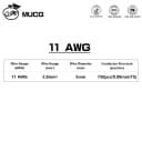 Silicone - 11 AWG