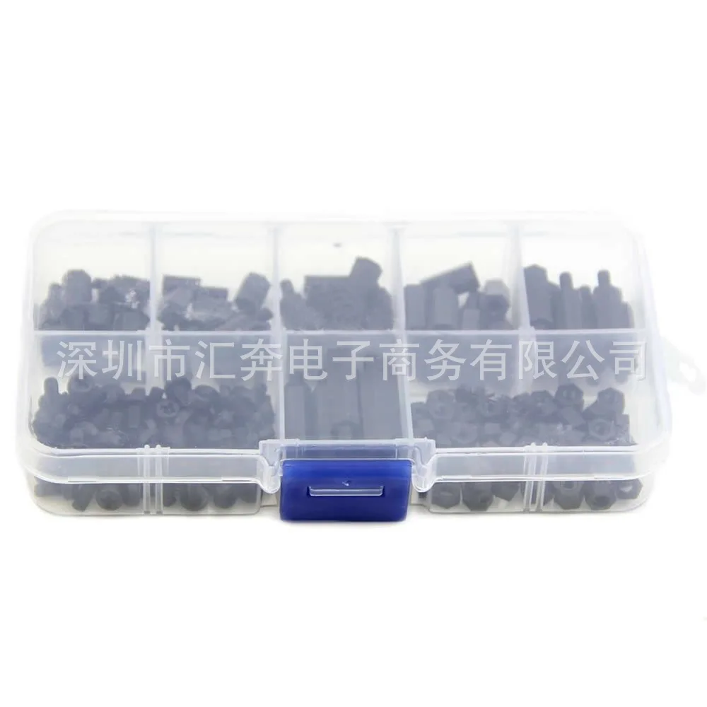 Standoff Spacer Kit | 180Pcs M3 Nylon Column Set | Motherboard & Wood Mounting Hardware - Thumbnail 4