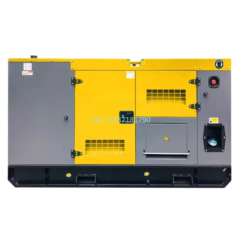 Silent Diesel Generator | 30-100 kW Power Output | Customizable Industrial Genset - Thumbnail 5