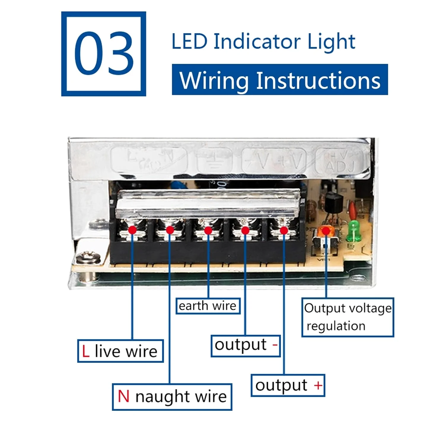 12V 5A AC/DC Power Adapter | Universal Regulated Switching Power Supply for LED & CCTV Systems - Thumbnail 3