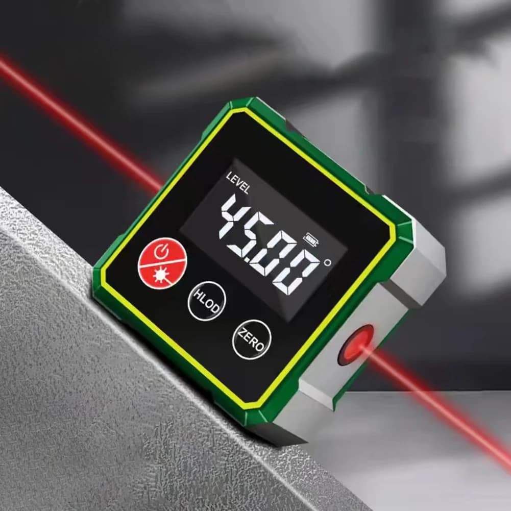 Angle Finder | LCD Backlight Protractor | Magnetic Base 0-90° Range - Thumbnail 5