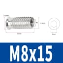 M8x15mm-5pcs