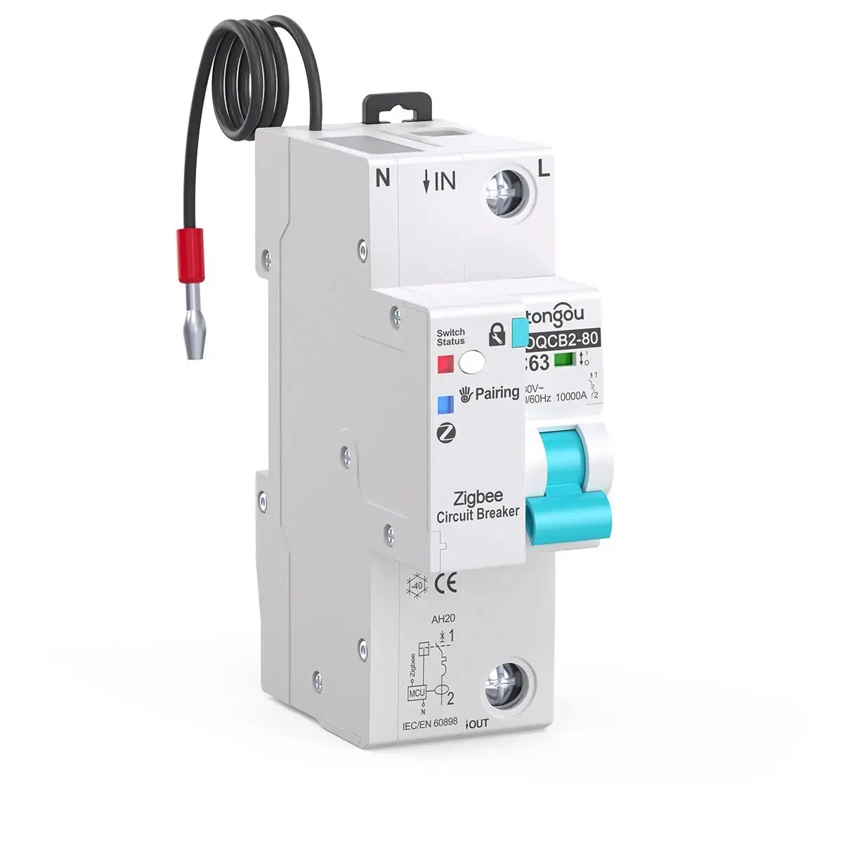 Circuit Breaker with Energy Monitoring | Zigbee Wireless Control | Remote & Timer Functions - Thumbnail 2