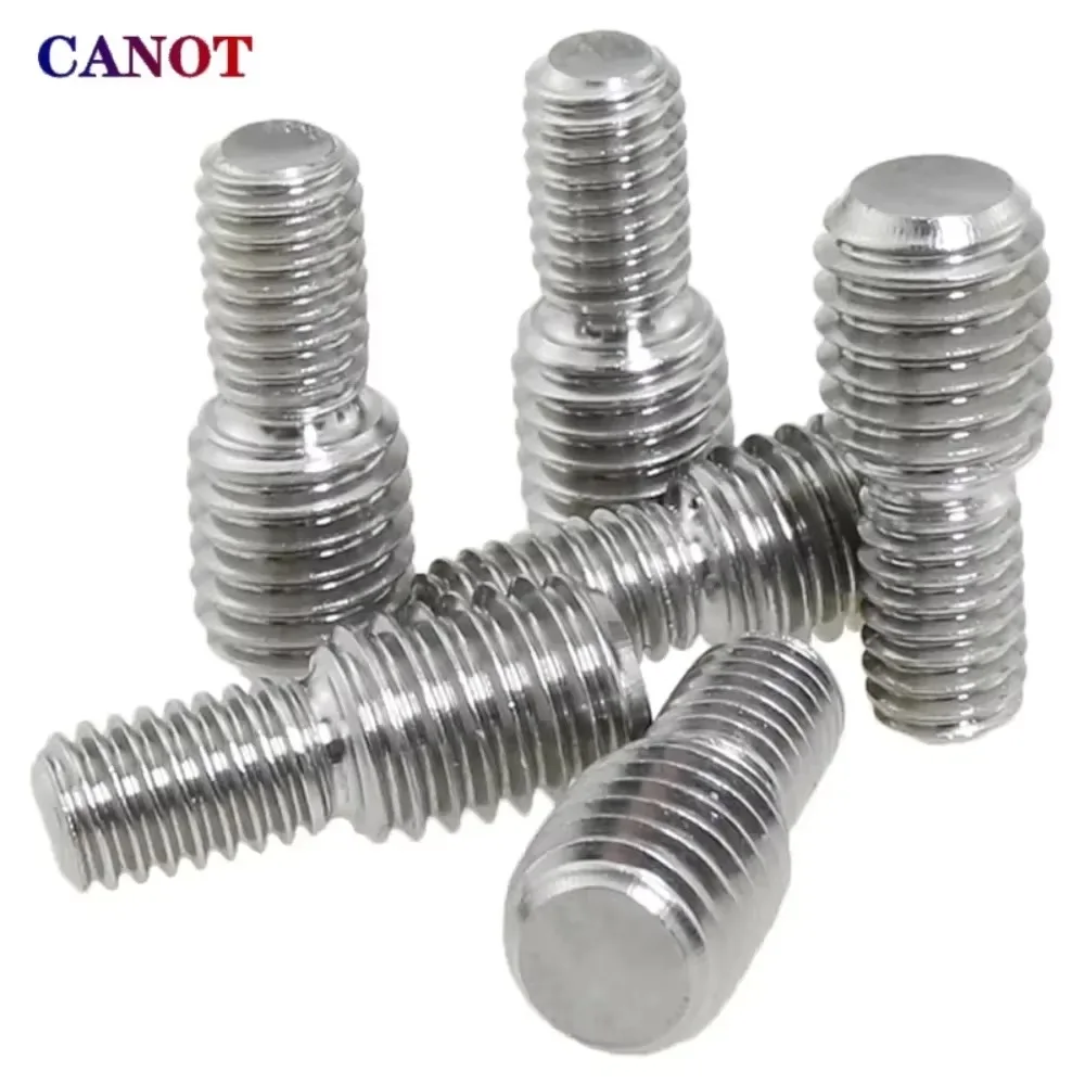 304 Stainless Steel Thread Adapter | M3-M20 Male to Male Bolts | Double Head Conversion Screw Set - Thumbnail 2