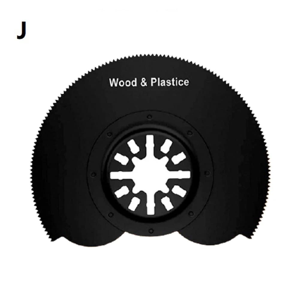 Professional Oscillating Tool Saw Blade Set | 10-Piece Multi-Material Cutting Kit | For Bosch, DeWalt, Makita, Milwaukee - Thumbnail 5