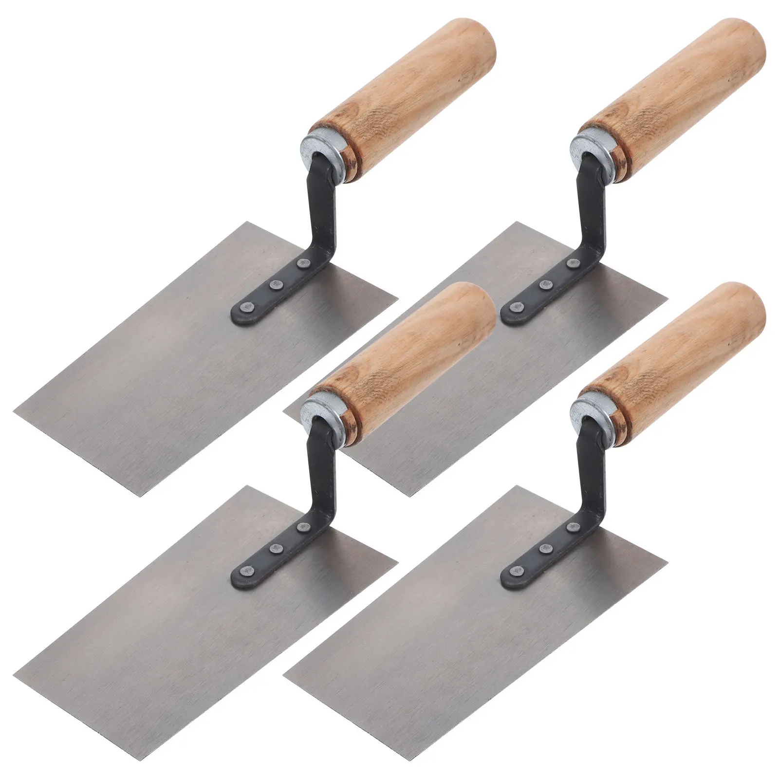 4-Piece Stainless Steel Putty Knife Set | Rust-Resistant & Ergonomic Grip - Thumbnail 2