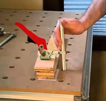 F Clamp for MFT3FS Guide Rail | Aluminum Ratchet Track | Festool Makita Woodworking - Thumbnail 3