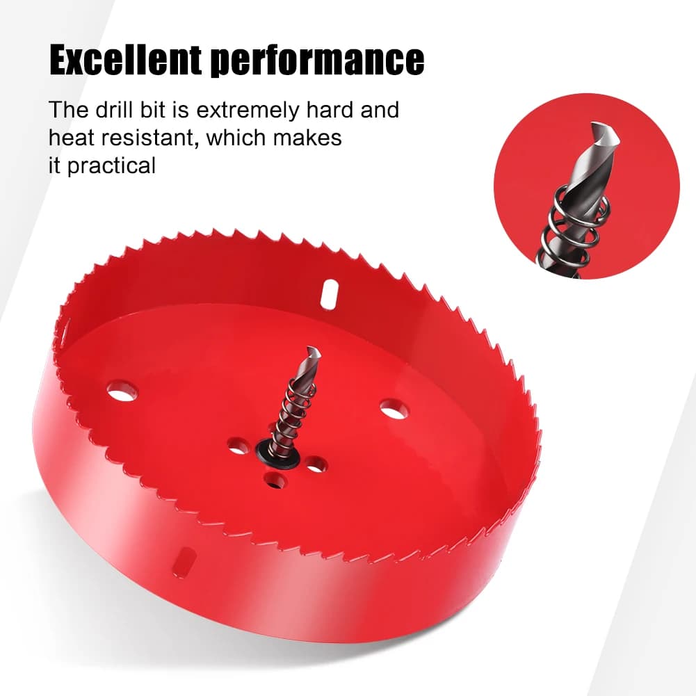 Bi-Metal Hole Saw | 15-200mm for Metal, Iron, Stainless | HSS Drill Bit Cutter - Thumbnail 5