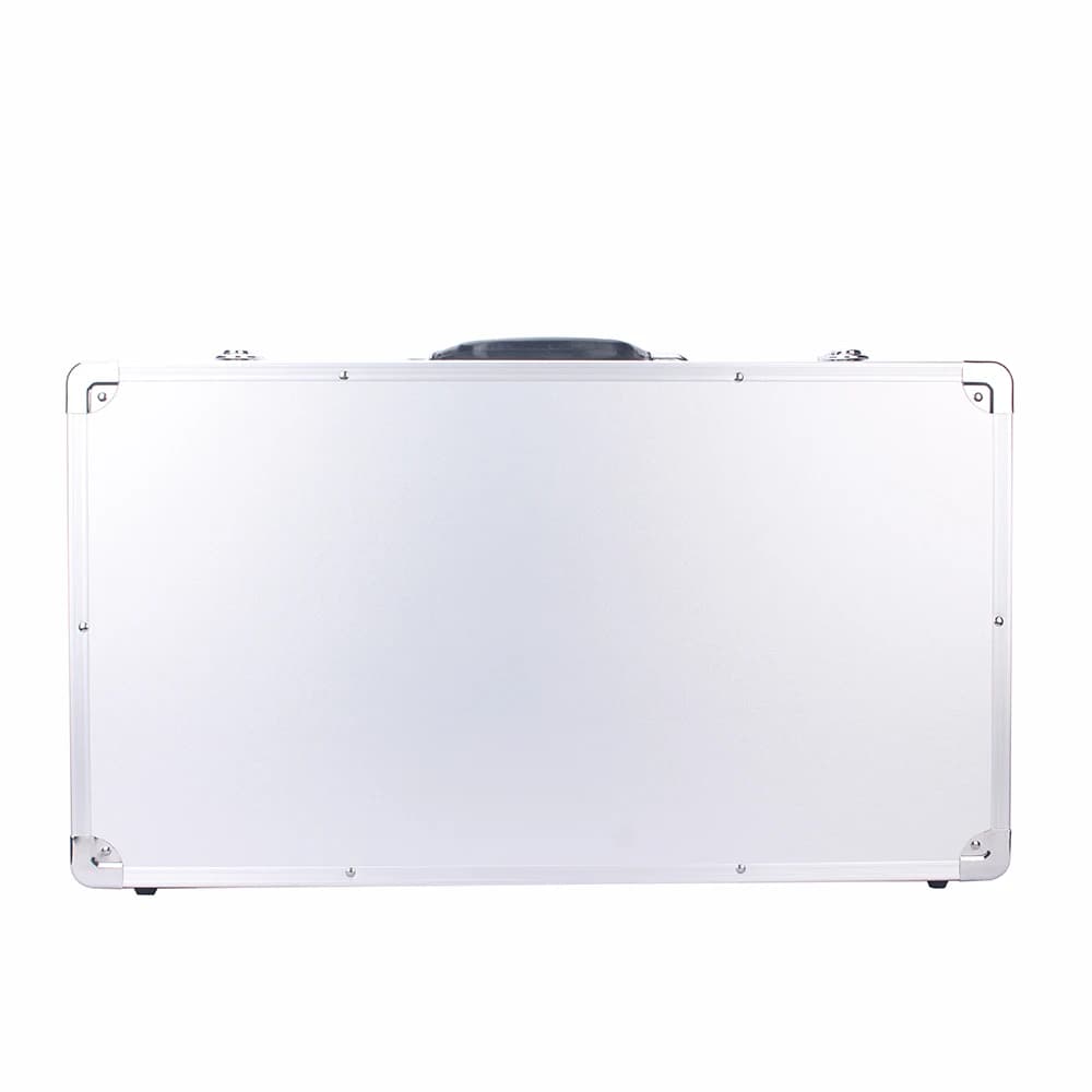 Capacity Aluminum Toolbox | 58x32x8.5cm Pro Equipment Case | Heavy-Duty Portable Mechanic Suitcase - Thumbnail 4