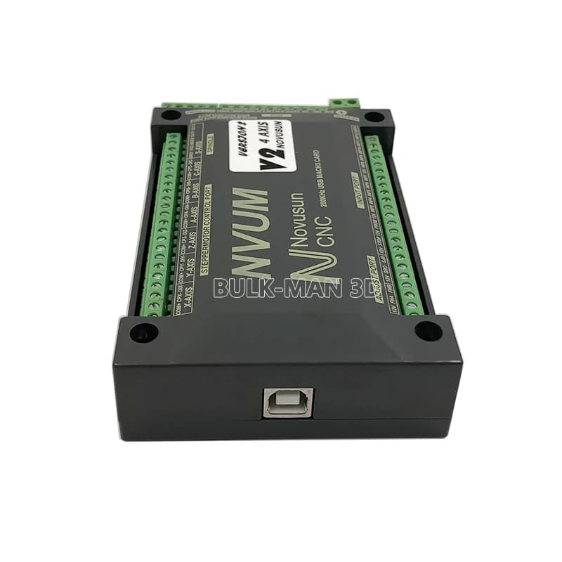 CNC Motion Controller | 4-Axis USB Mach3 Card | 200KHz Precision for Engraving & Routing - Thumbnail 2