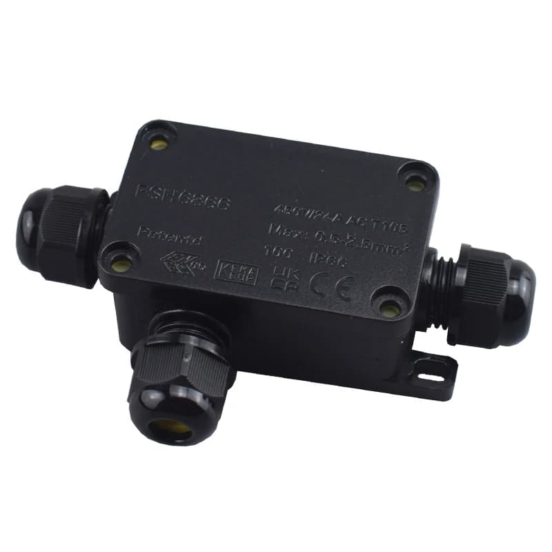 IP66 Waterproof Electrical Junction Box | 3-Way Terminal Connector for Outdoor LED Lighting - Thumbnail 5