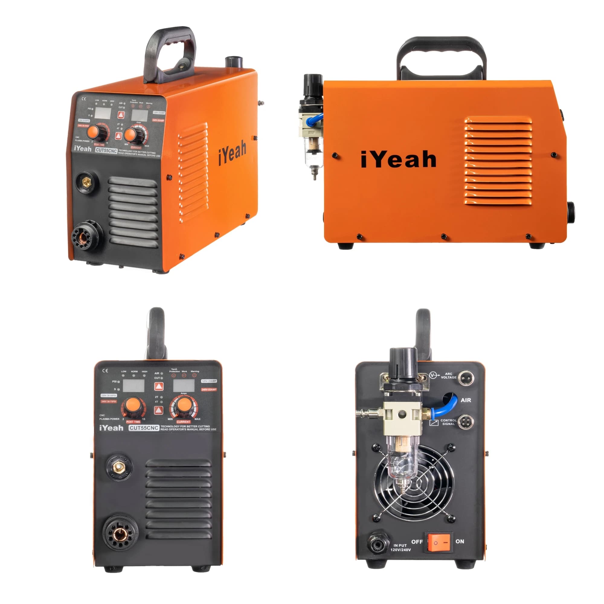 CNC Plasma Cutter | 55A 110V/220V | 1-Inch Cutting Capacity | PT60 Torch - Thumbnail 5
