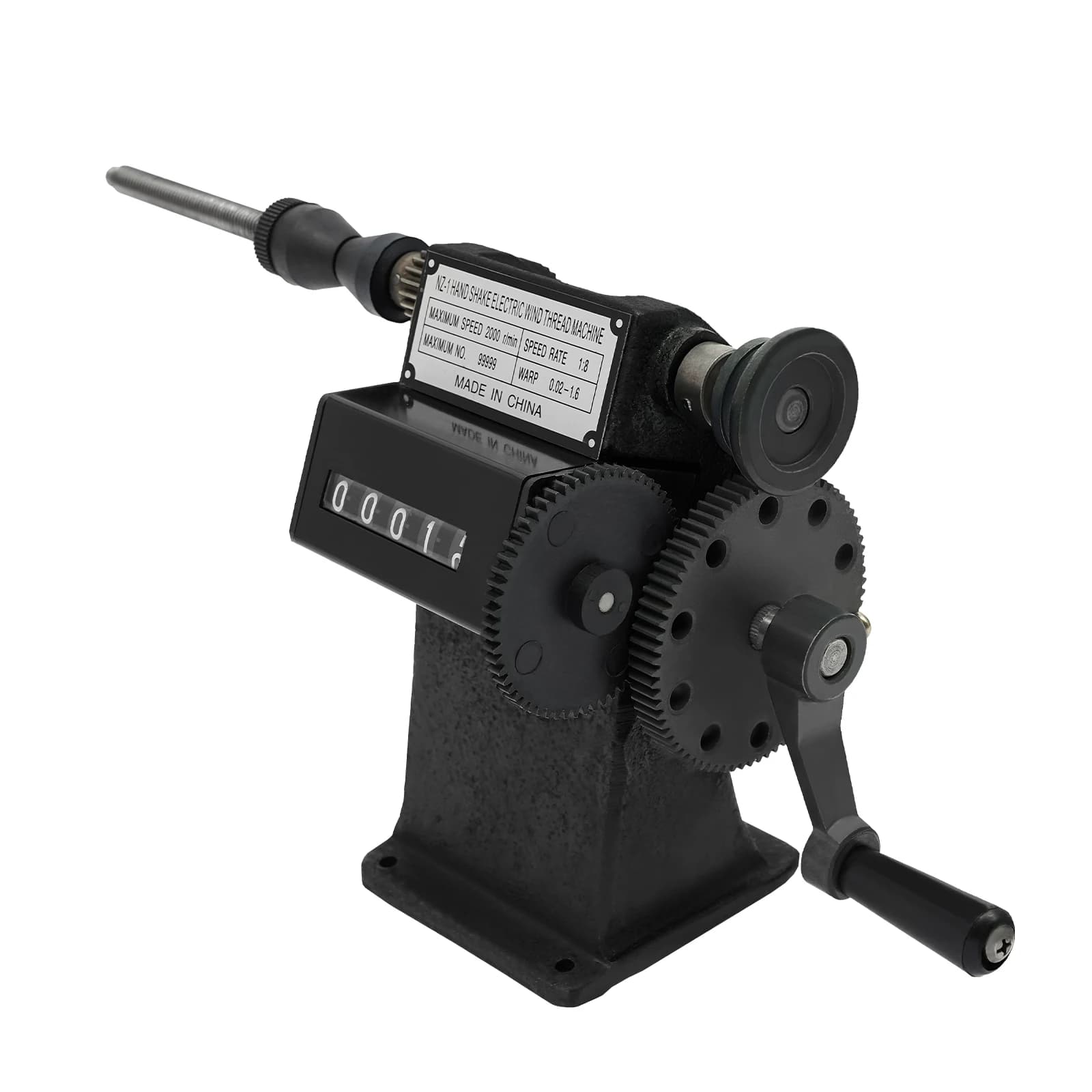 Hand-Wound Coil Machine | Digital Counter 0-99999 | Professional Motor & Transformer Tool - Thumbnail 5