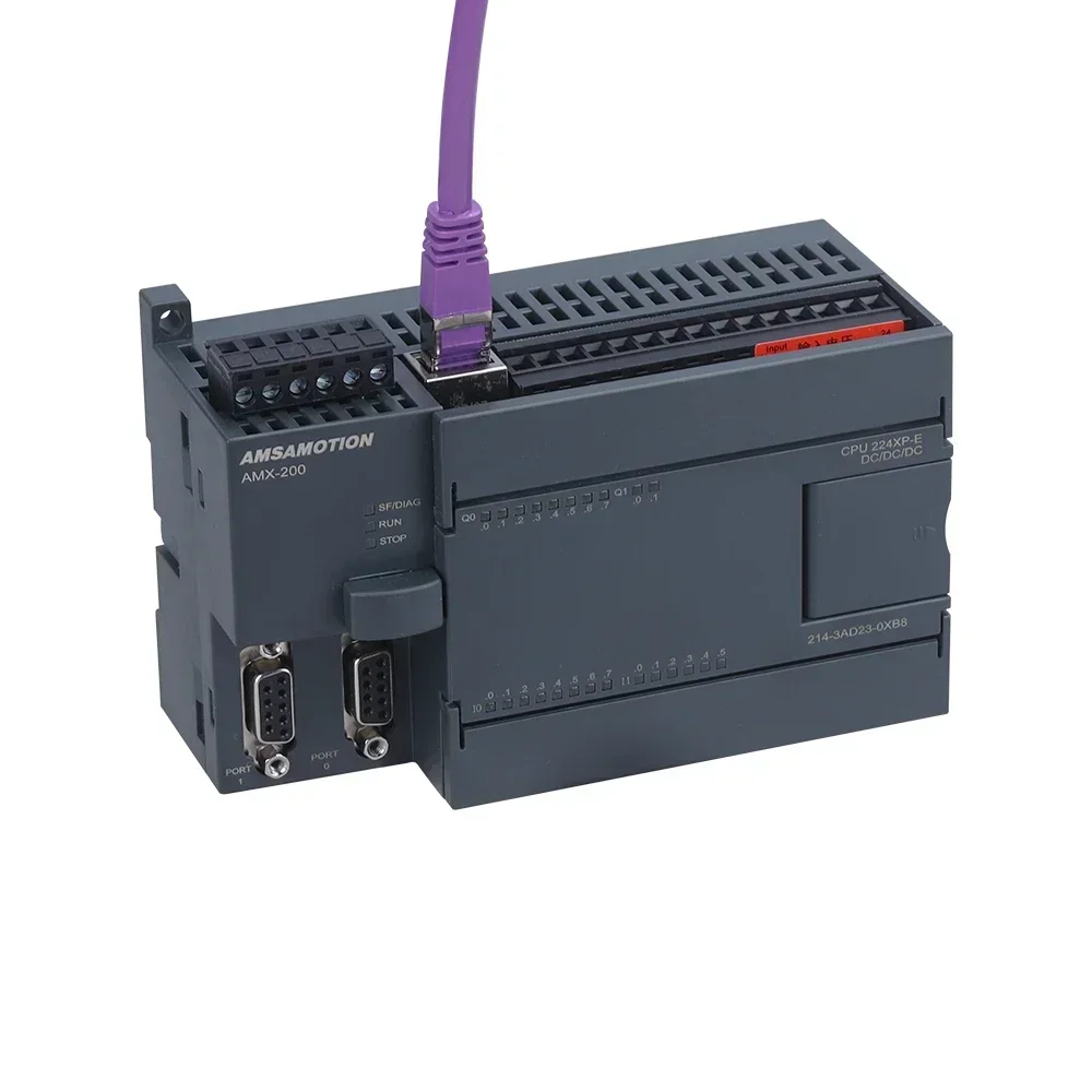 PLC Controller | S7-200 Compatible | 220V with 2AI/1AO I/O | Relay & Transistor Output - Thumbnail 5