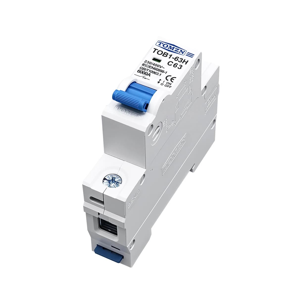 Miniature Circuit Breaker | TOB1-63H C-Type | 3A-63A Capacity | 230/400V AC Protection - Thumbnail 6