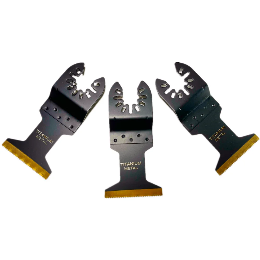 Professional Oscillating Multi-Tool Blades | 3-Piece Carbide Tooth Set | Compatible with Bosch, DeWalt, Makita, Milwaukee - Thumbnail 3