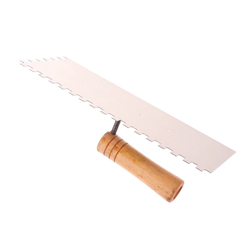 Serrated Tiling Trowel | Wide-Format Ceramic & Large Board Installation Tool - Thumbnail 4