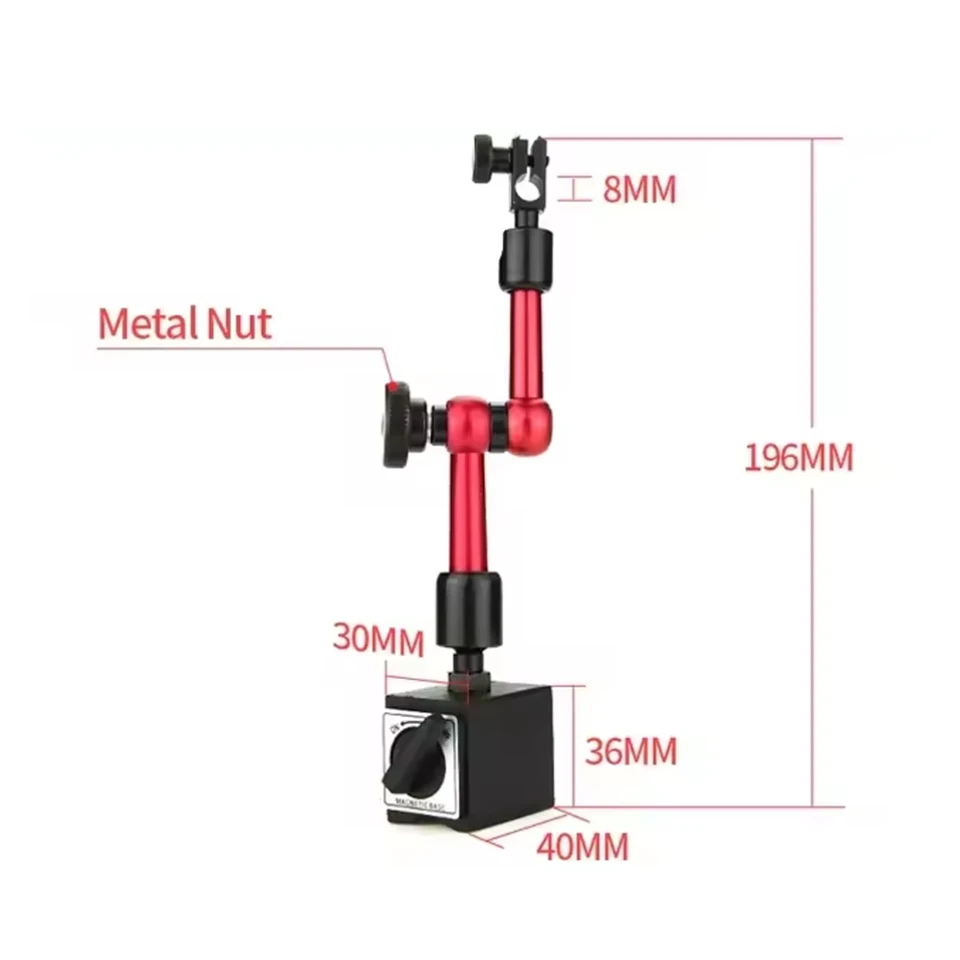 Dial Indicator Set | 0.01mm Resolution | Flexible Magnetic Base - Thumbnail 6