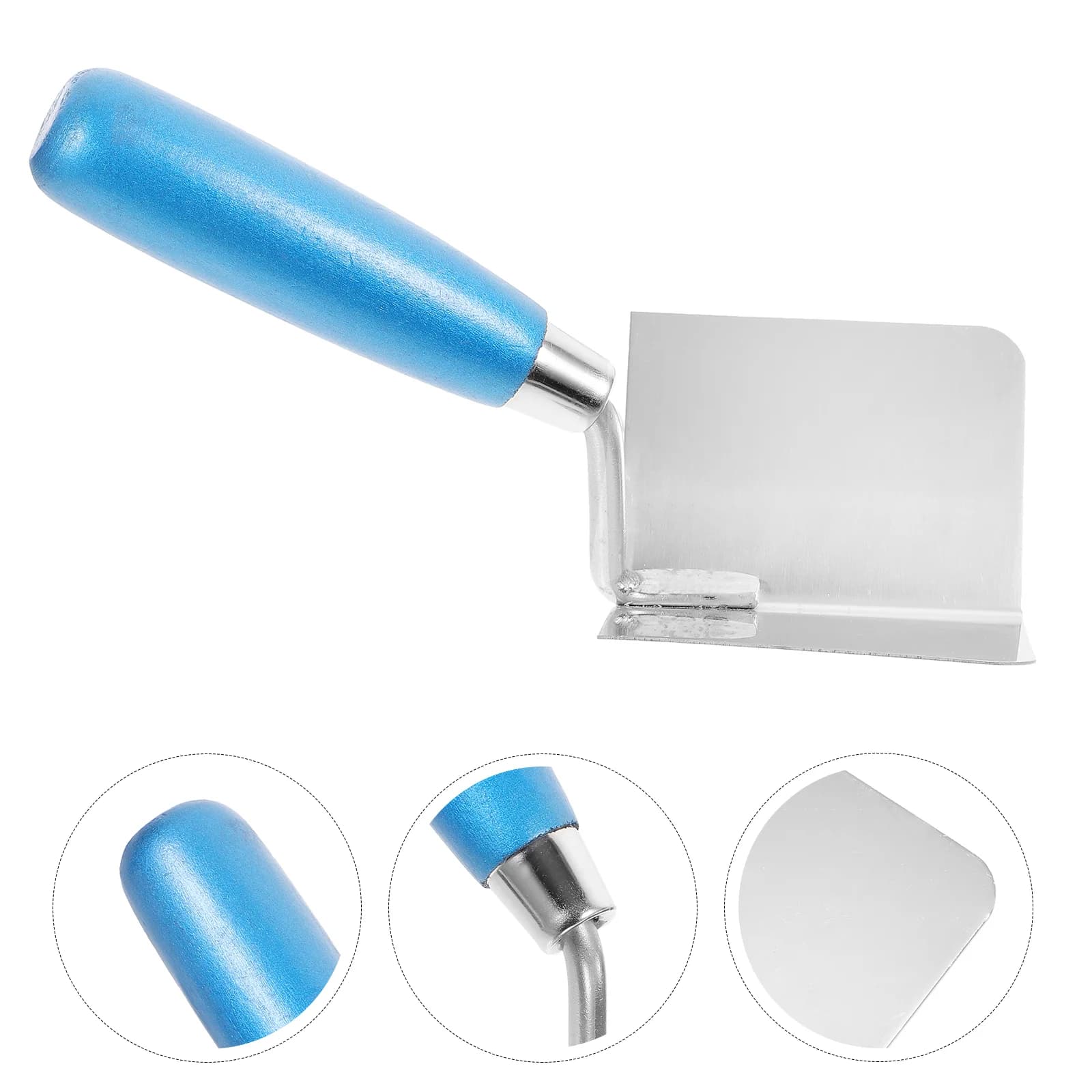 Drywall Trowel Set | Ergonomic Stainless Steel Spatula & Corner Tools for Smooth Plastering - Thumbnail 2
