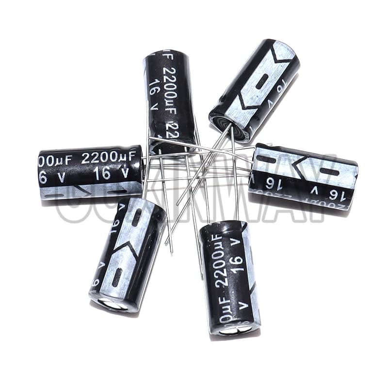 2200uF 16V Radial Capacitor | 10-Pack | High-Performance Aluminum Electrolytic - Thumbnail 5