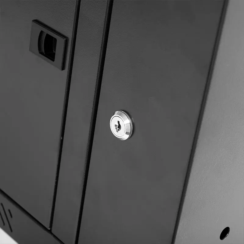 6U Wall-Mount Server Rack | Vertical Network Enclosure with Integrated Cooling Fan - Thumbnail 6