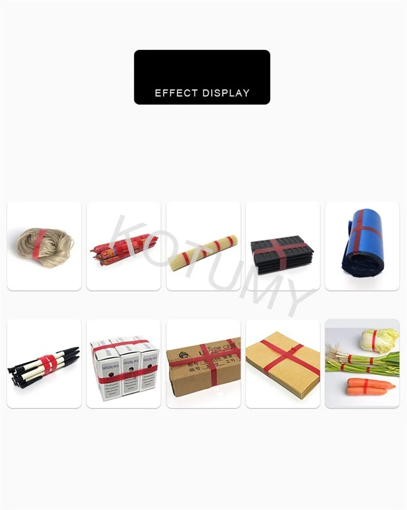 Automatic Strapping Machine | 220V Compact Tying Tool for Fresh Produce & Retail - Thumbnail 4
