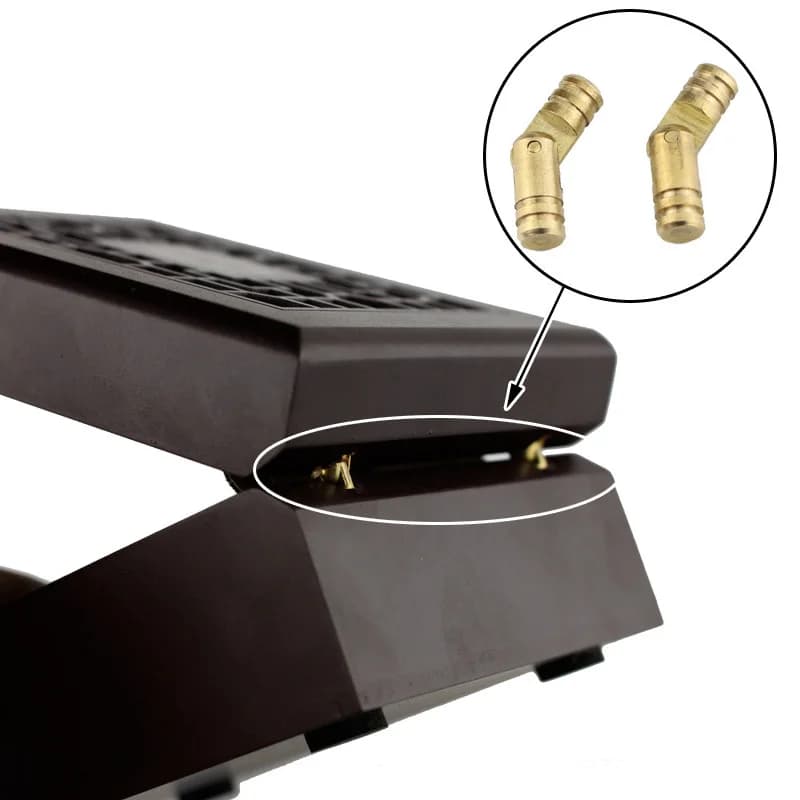 Cabinet Hinges 10-Pack | Brass Cylindrical Hidden Hinges | For Jewelry Box & Premium Furniture - Thumbnail 6