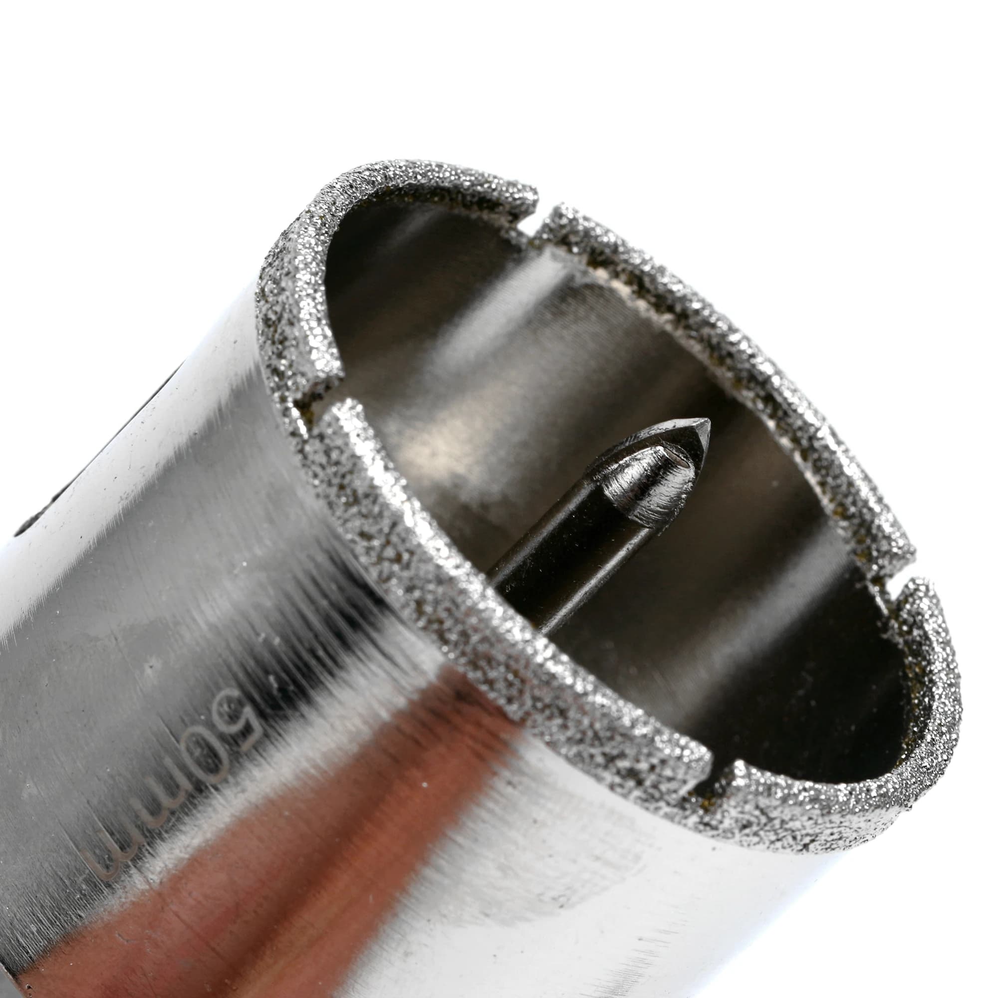 Diamond Hole Saw Kit | 18-125mm Core Bits for Granite, Stone & Glass | Hex Shank Drill Tool - Thumbnail 4