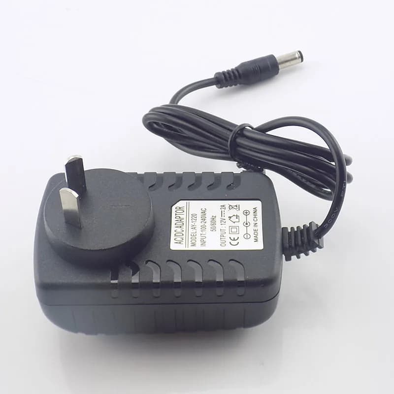 12V 2A AC/DC Power Adapter | Universal 100-240V Input | For CCTV Camera Systems - Thumbnail 3