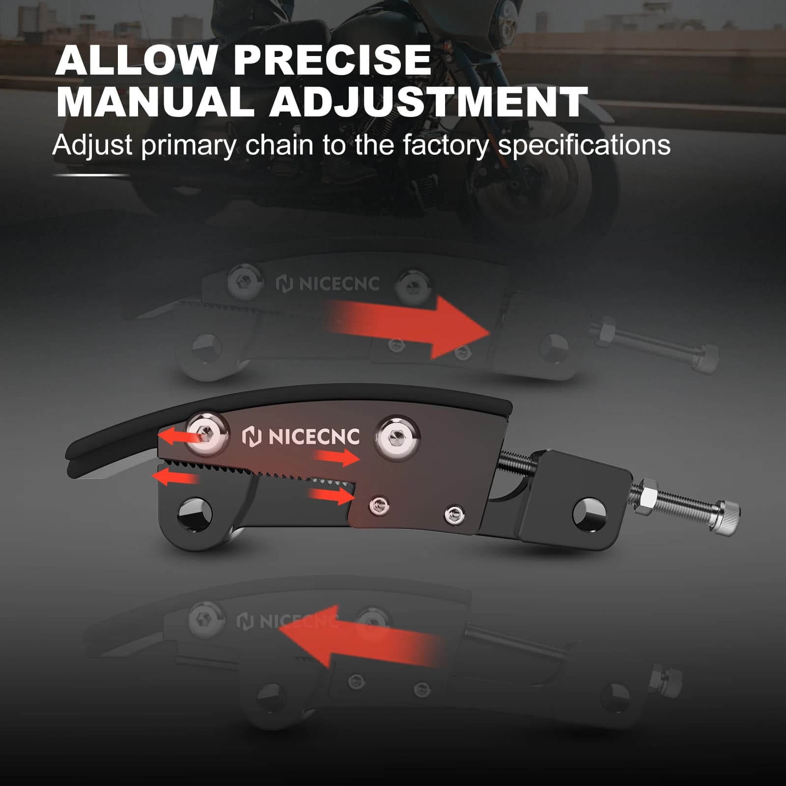 Primary Chain Tensioner | Manual Adjust | For Road King, Street Glide, CVO Ultra Limited - Thumbnail 5