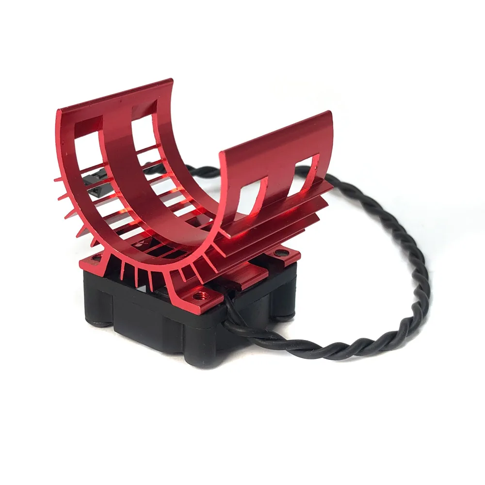 Electric Motor Heatsink & Cooling Fan | For 540/550 Brushless Motors | 1/10 1/12 Scale Cars - Thumbnail 3